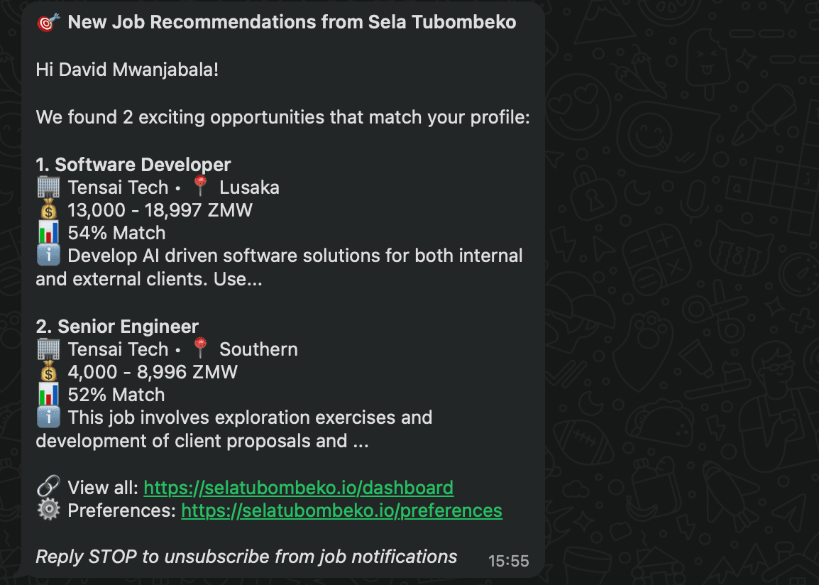 Lusaka-based Retailer case study image 2